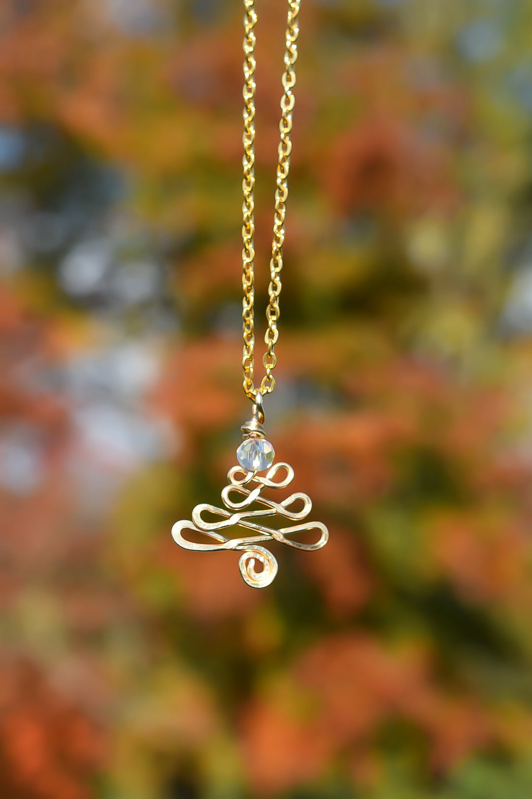 Celtic tree necklace