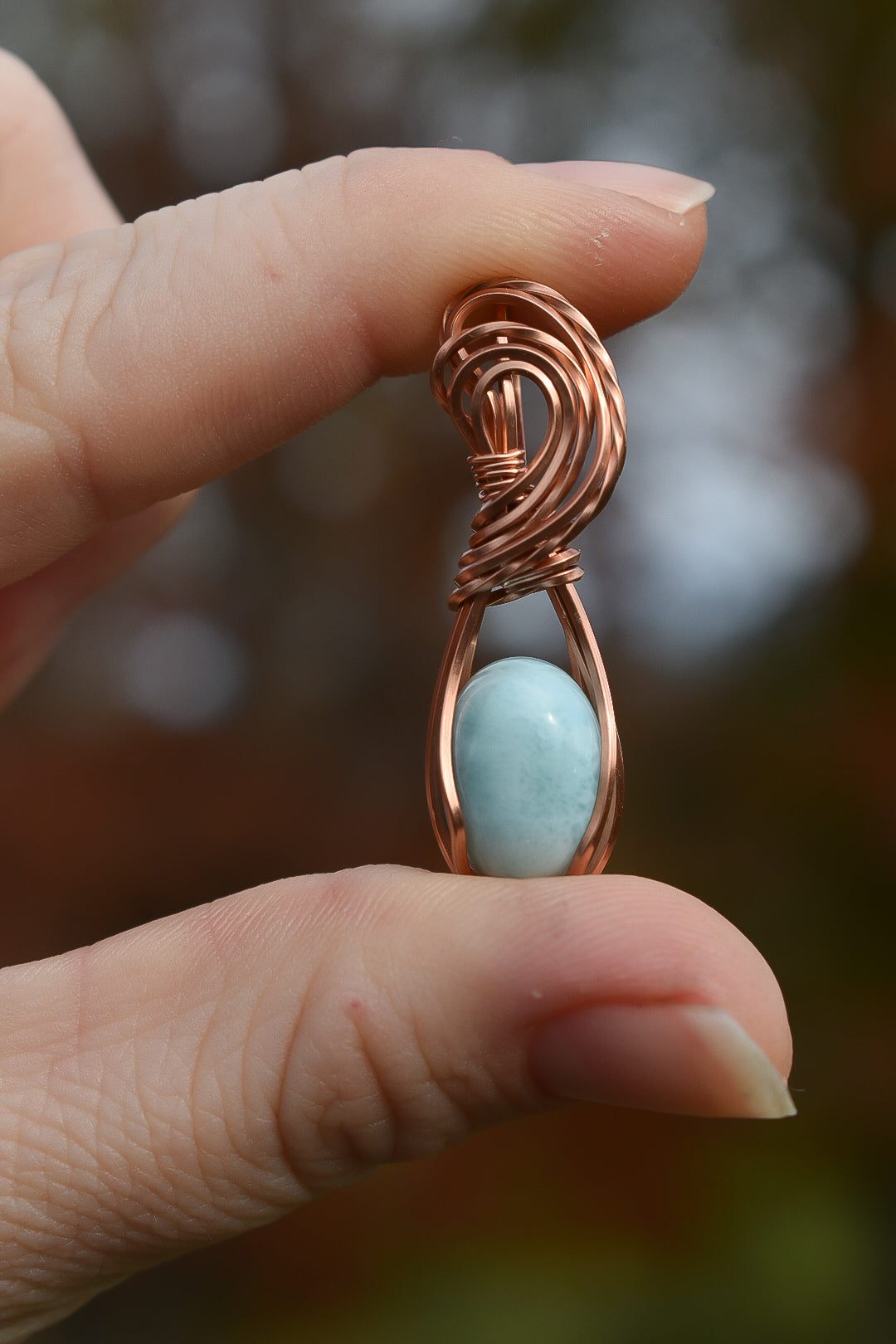 Copper Larimar Mini