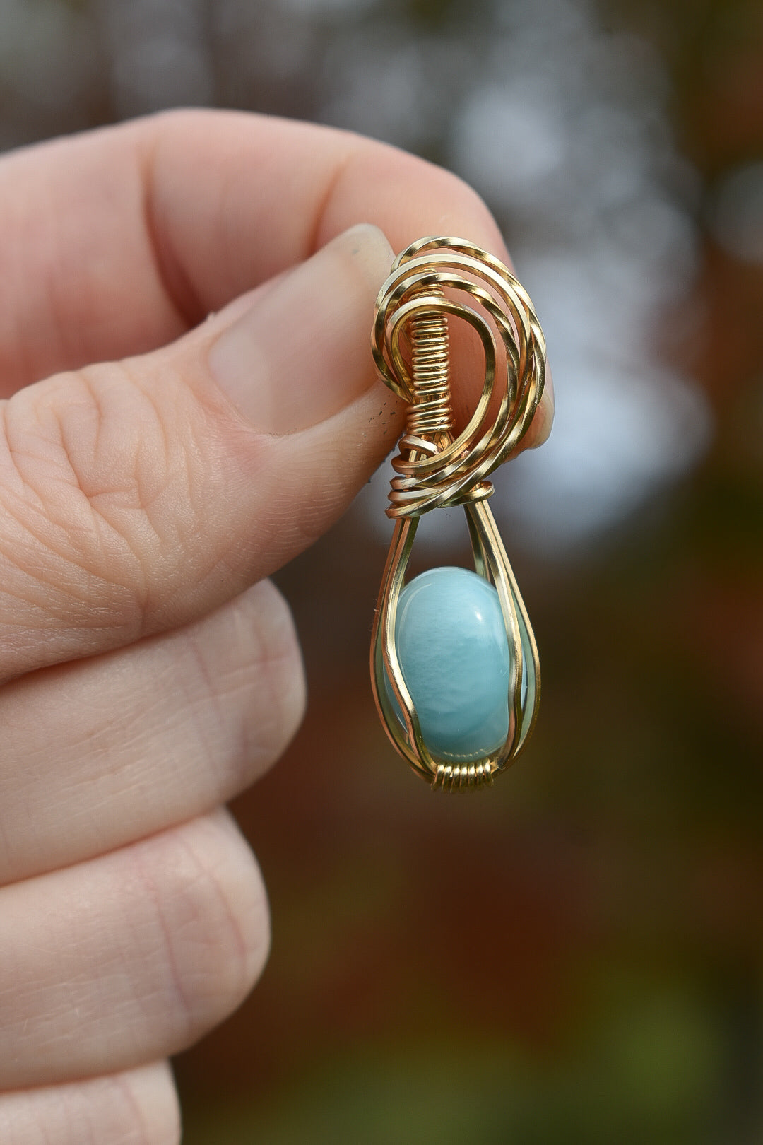 Gold Larimar Mini