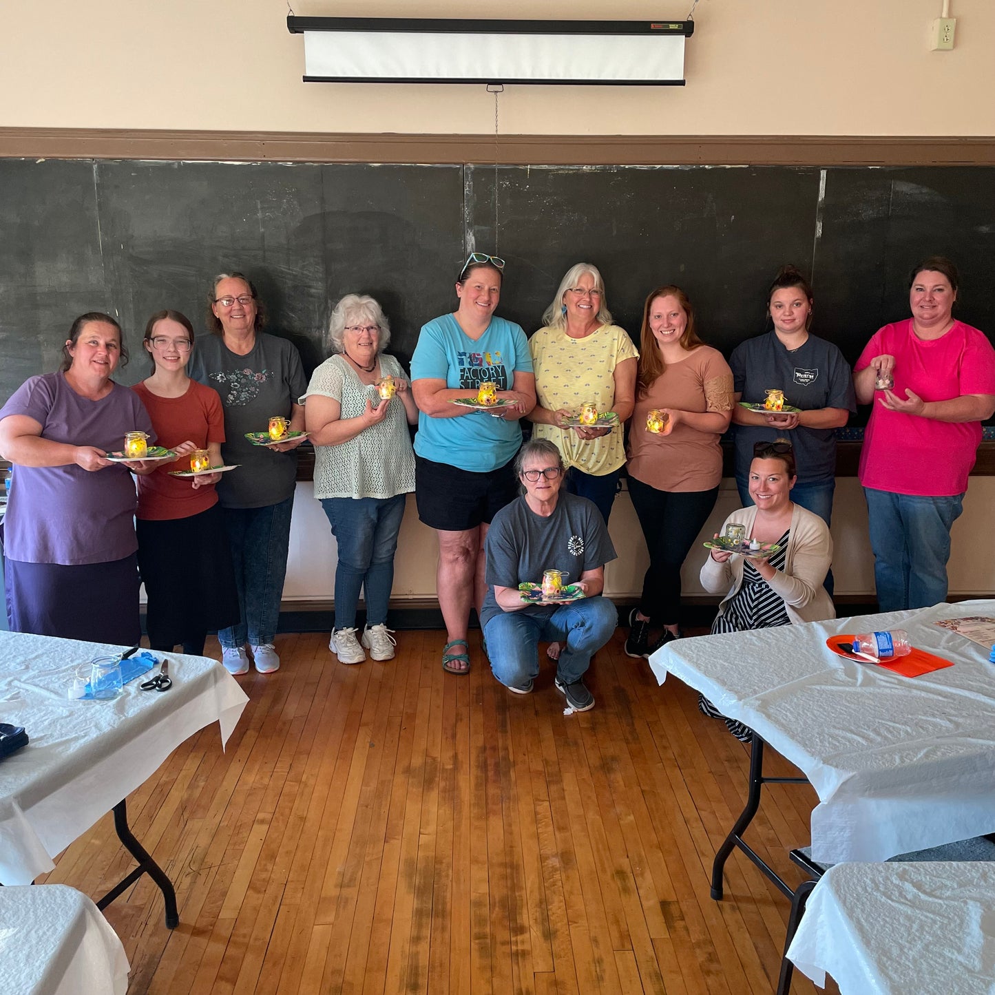 Floral class at Shade