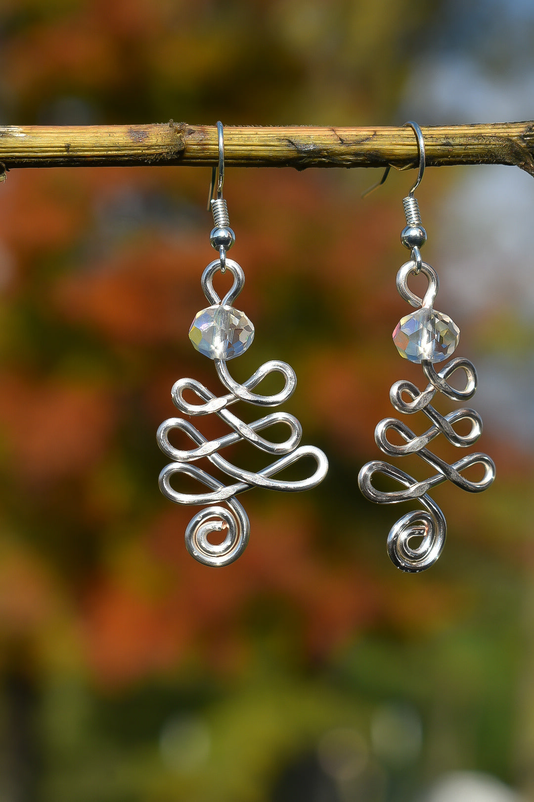 Silver Celtic trees