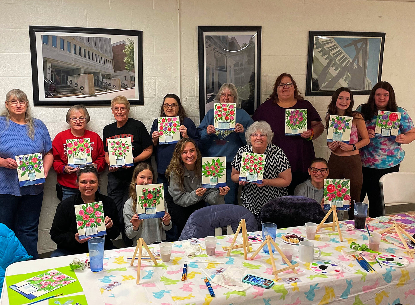 Paint & Pies results
