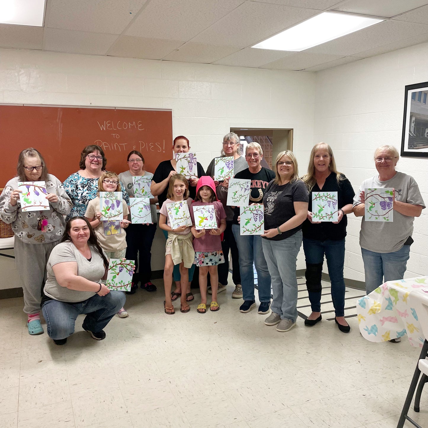 April Paint & Pies results