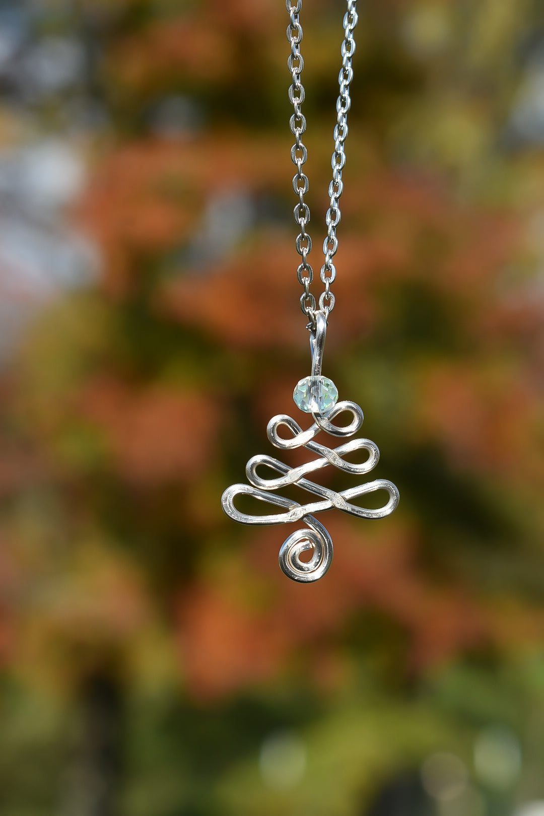 Silver Celtic tree