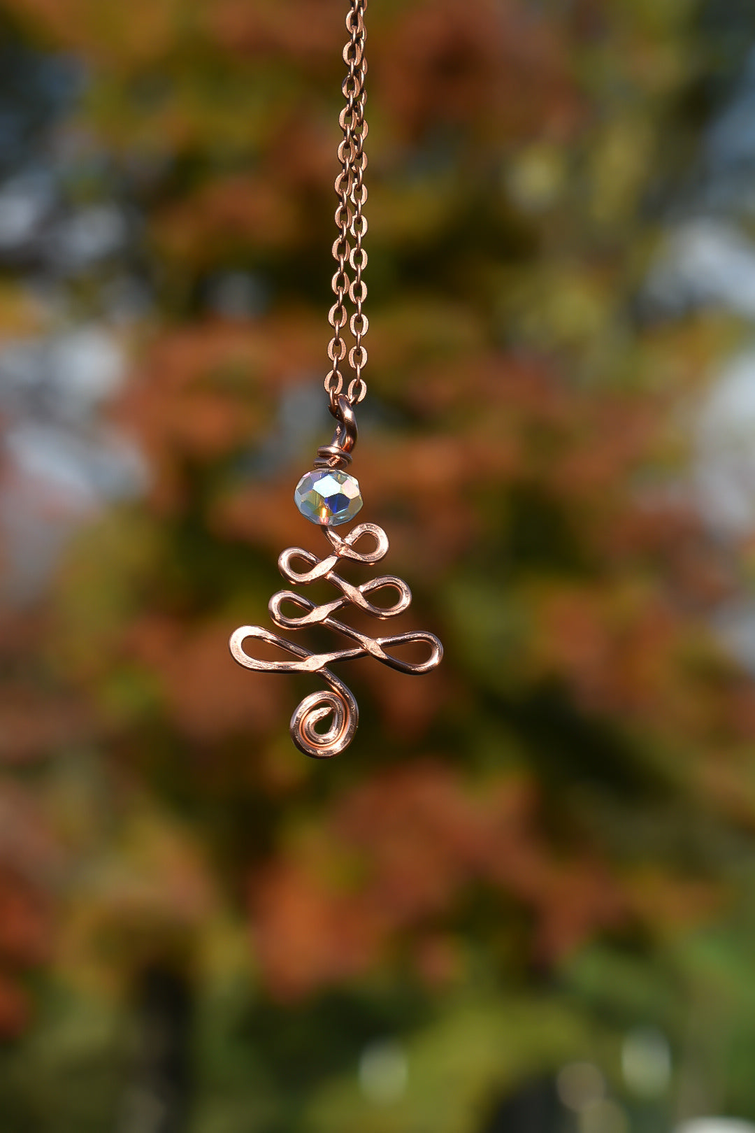 Copper Celtic tree