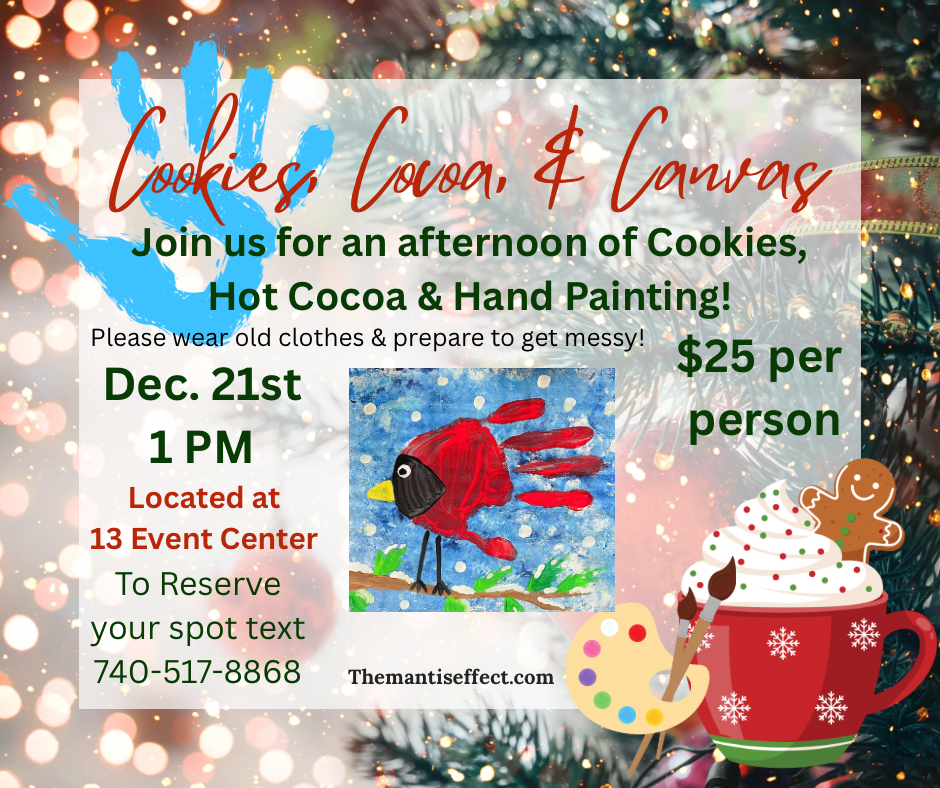 Cookies, Cocoa, & Canvas - Kids Painting Class
