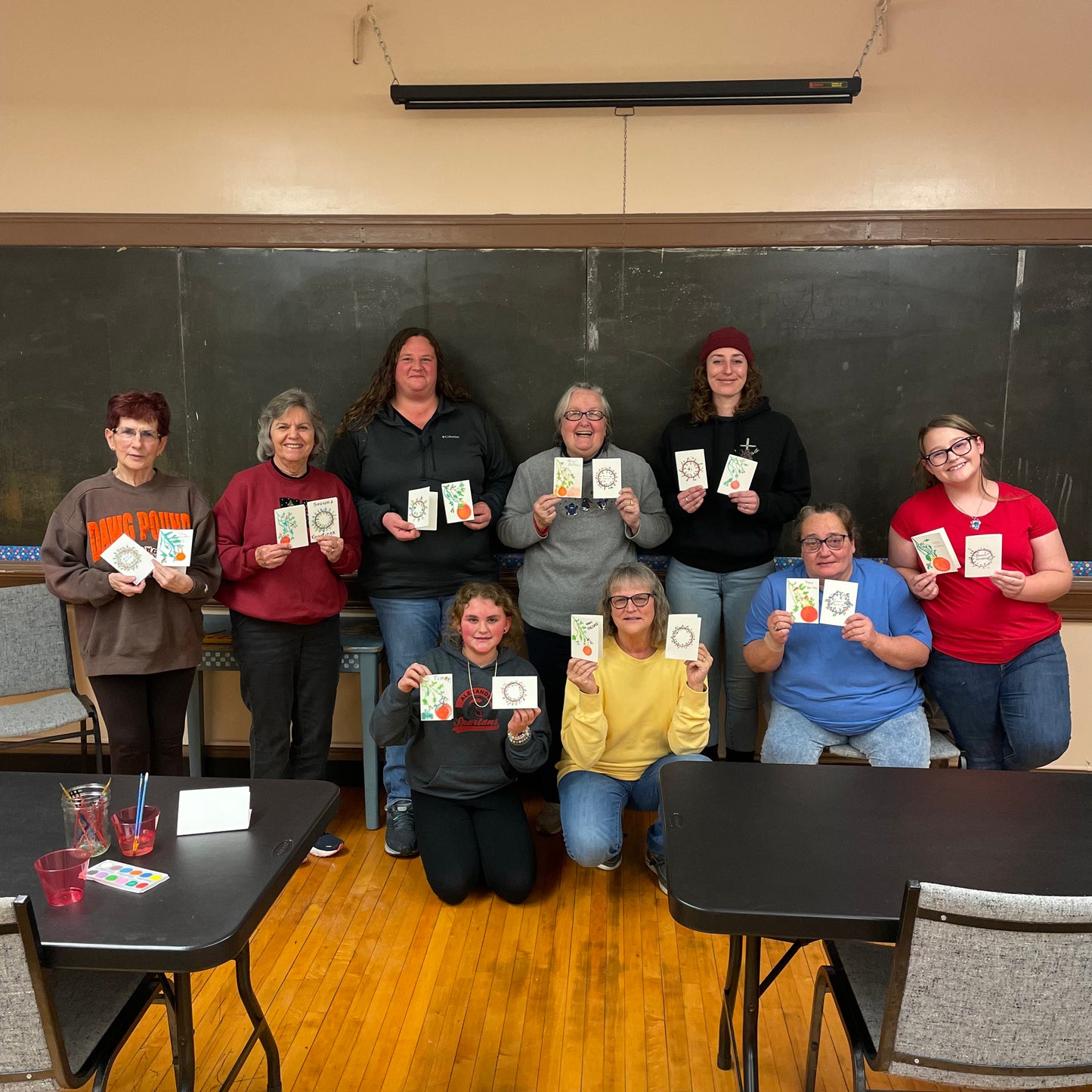 Holiday card class results