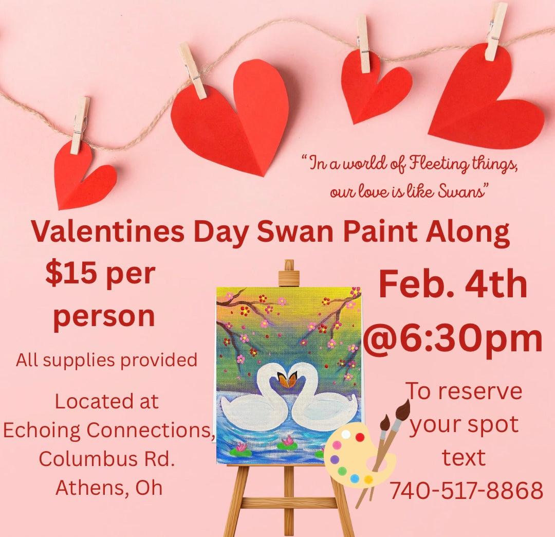Valentines Swans