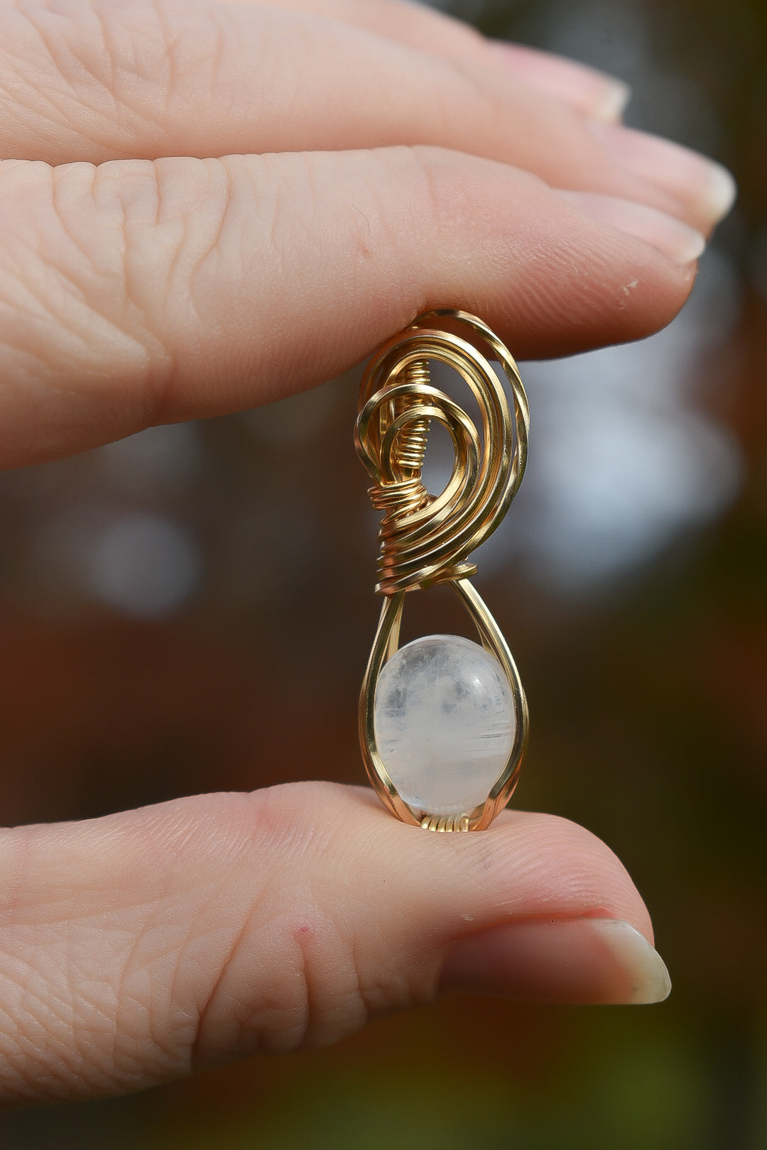 Golden Moonstone mini