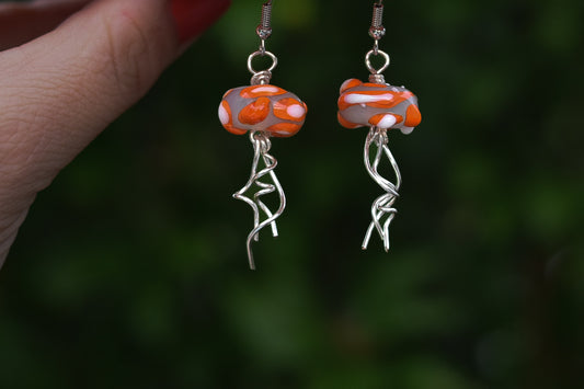 Orange jellyfish