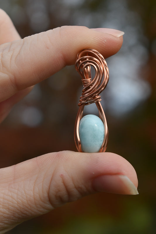 Copper Larimar Mini
