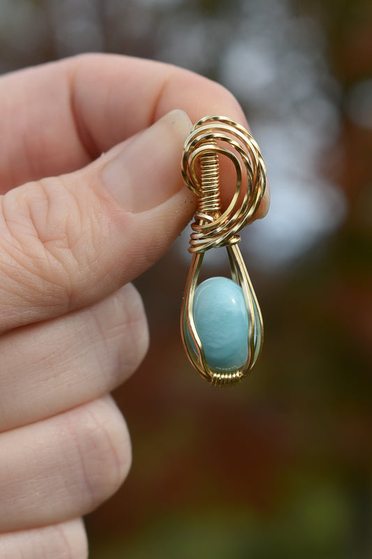 Gold Larimar Mini