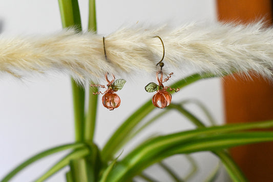 Copper Pump Earrings