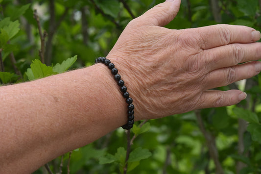 Black obsidian