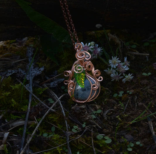 Labradorite pumpkin