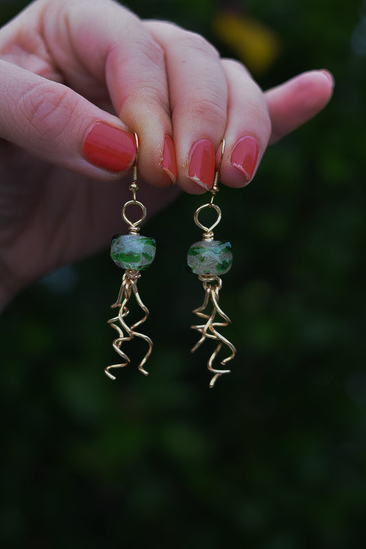 Green jellyfish