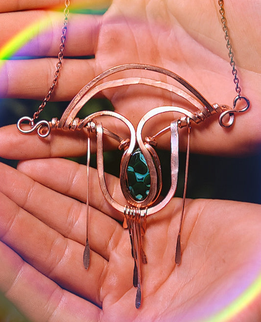 Chunky talisman chrysocolla