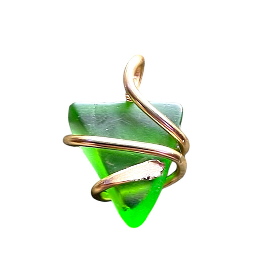 Bright Green Sea Glass