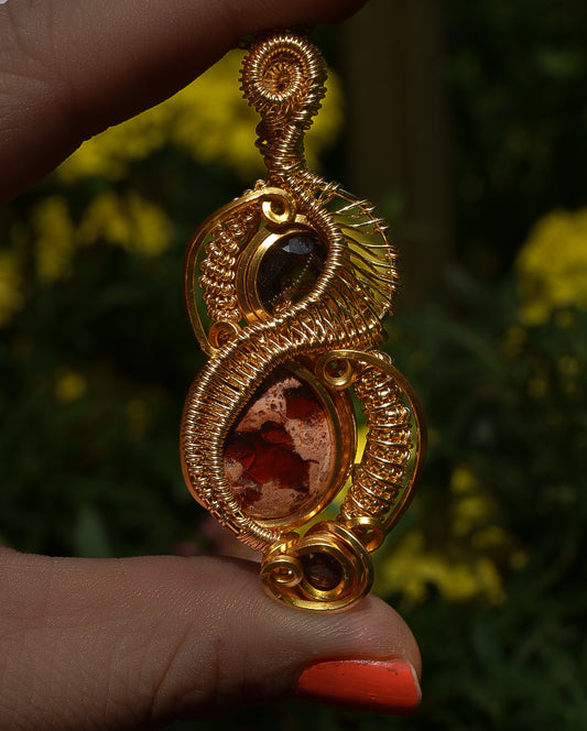 Opal on fire