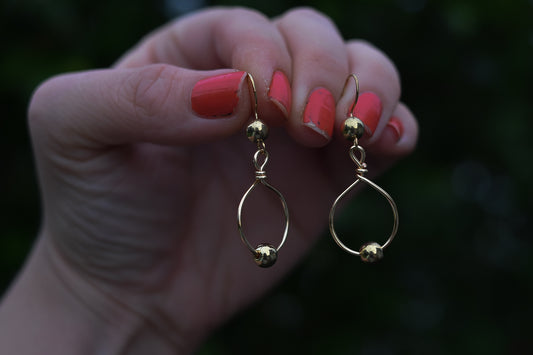 Golden hoops