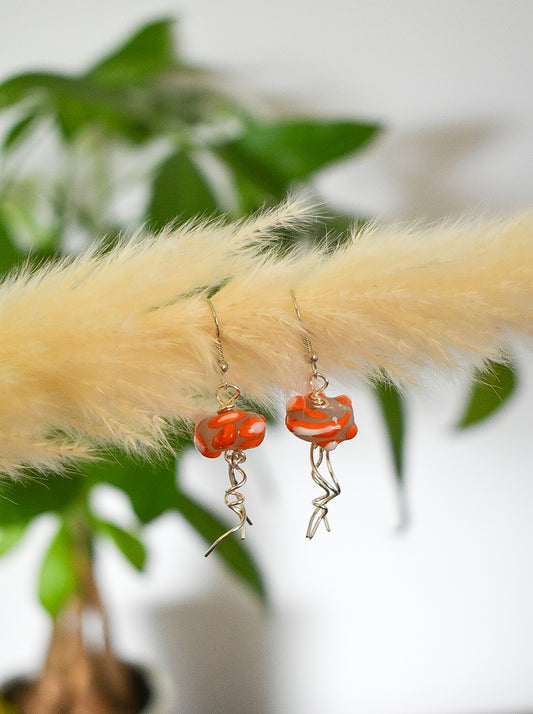 Orange jellyfish