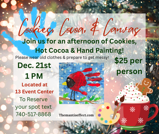 Cookies, Cocoa, & Canvas - Kids Painting Class